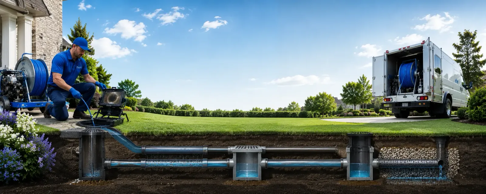 Outdoor drain cleaning information for Elbing, KS